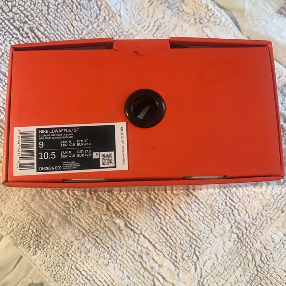 Nike x Sacai x Fragment LDWaffle Sneakers. Grey/White. Men 9/Women 10.5 - Picture 16 of 16